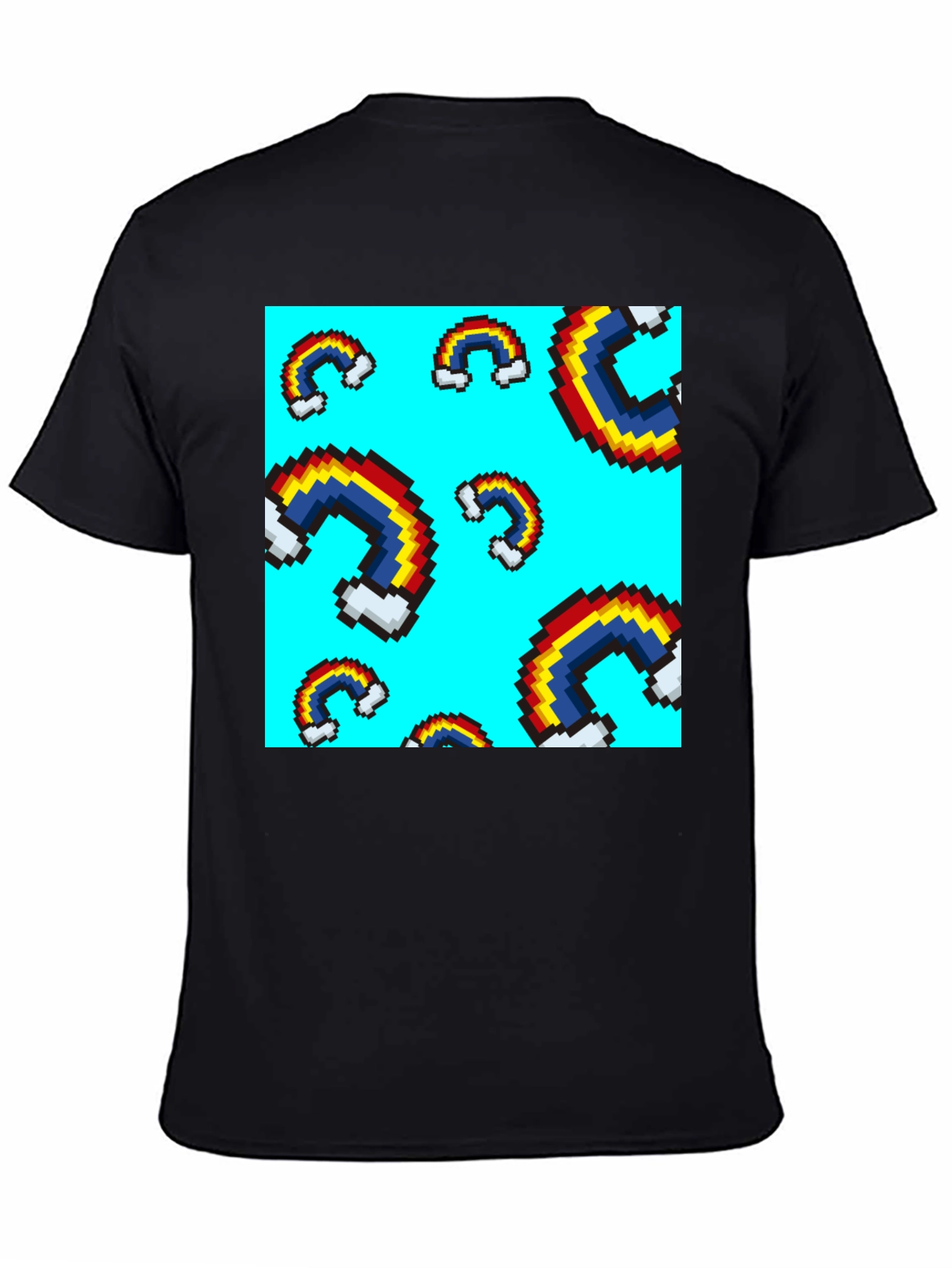 Pixel Rainbow T-Shirt - Unique Graphic Tee