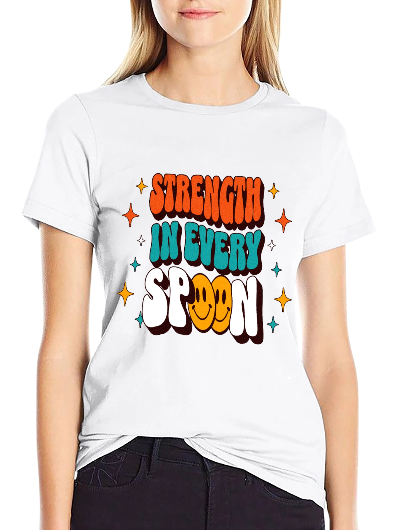 Strength In Every Spoon Graphic T-Shirt