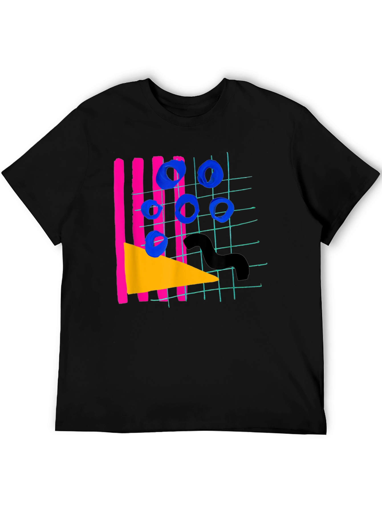 Retro 80s Geometric Graphic Tee