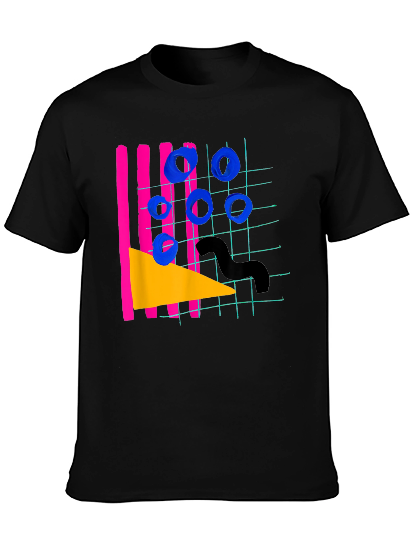 Retro 80s Geometric Graphic Tee