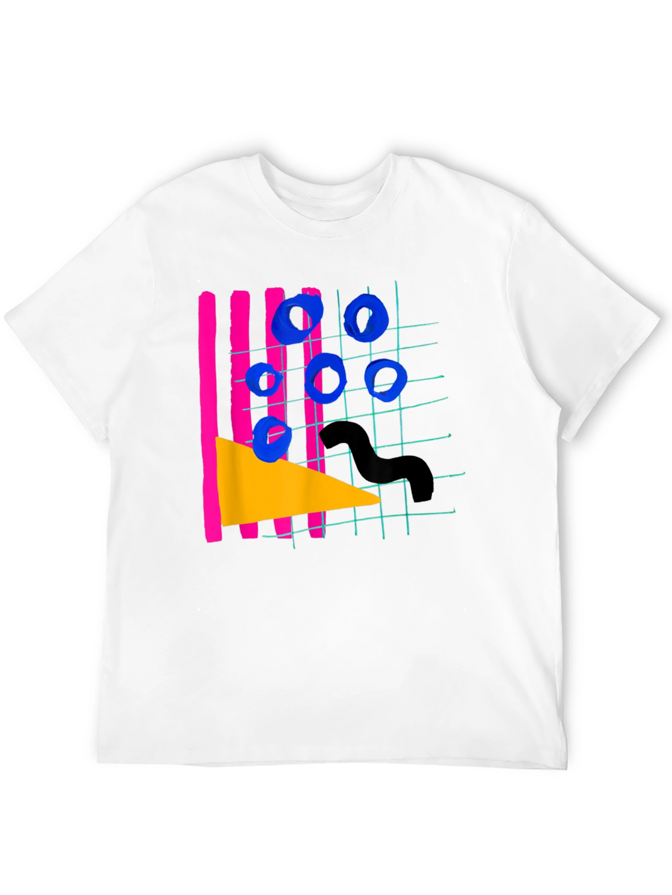 Retro 80s Geometric Graphic Tee