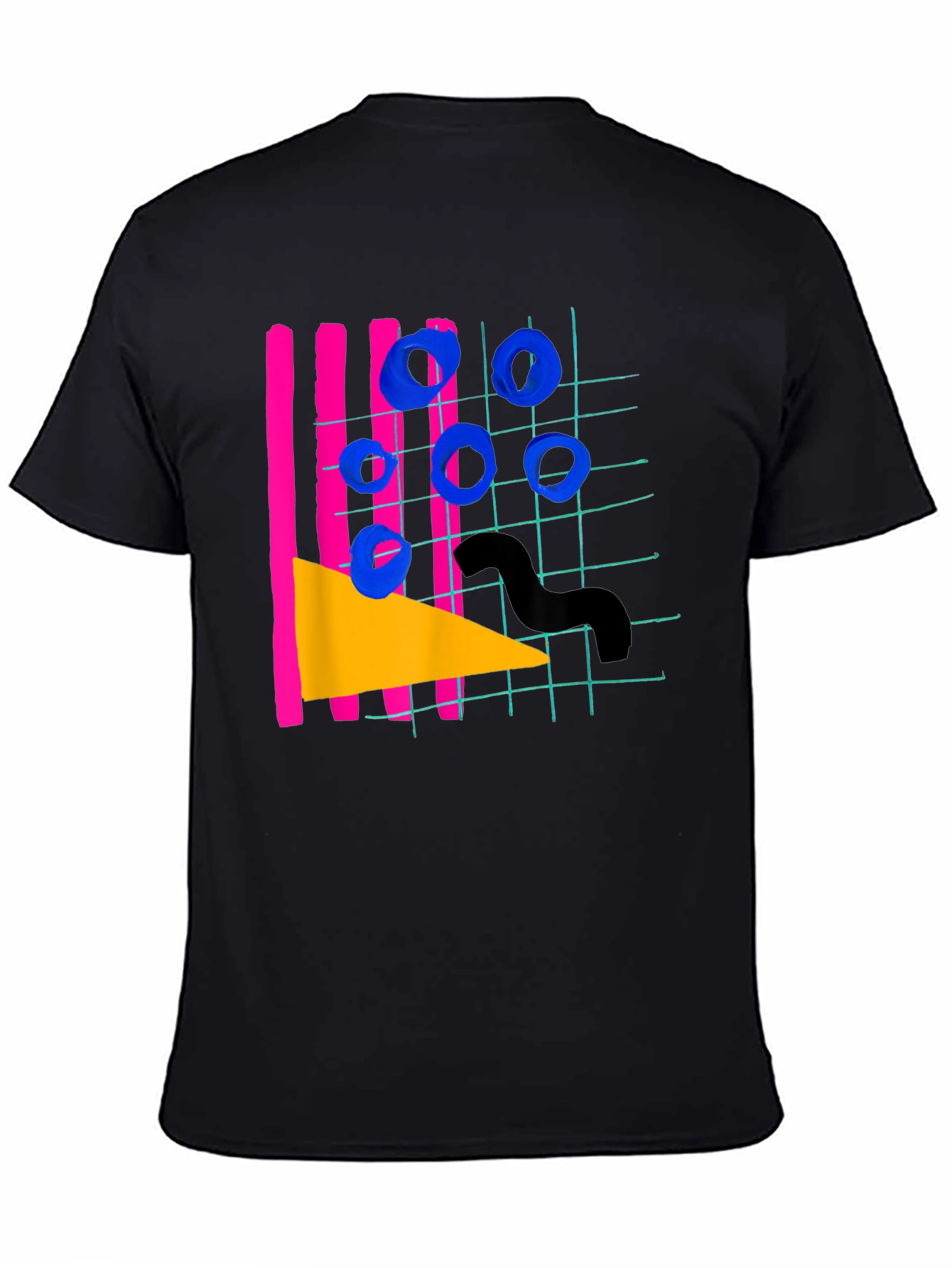 Retro 80s Geometric Graphic Tee