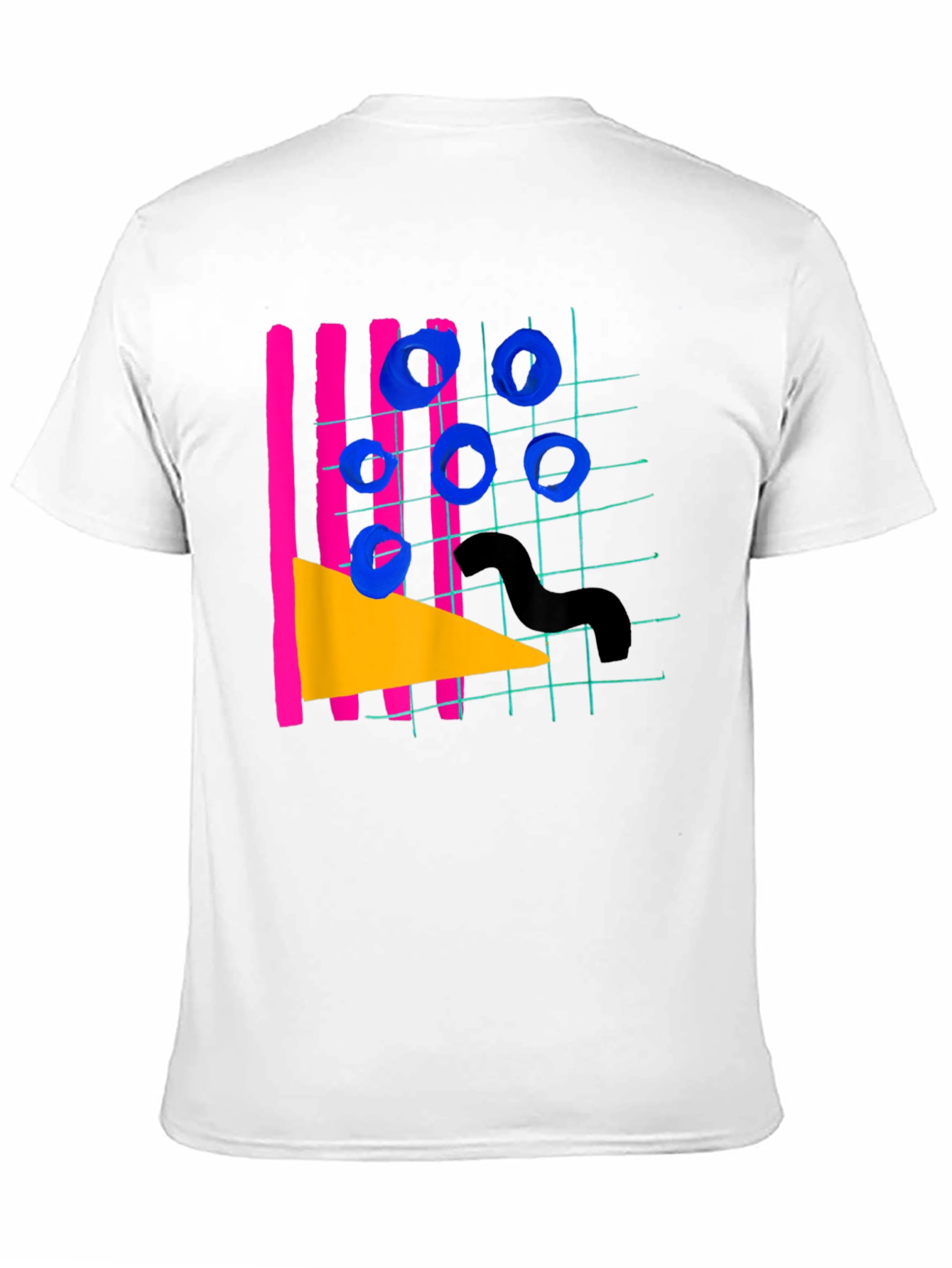 Retro 80s Geometric Graphic Tee