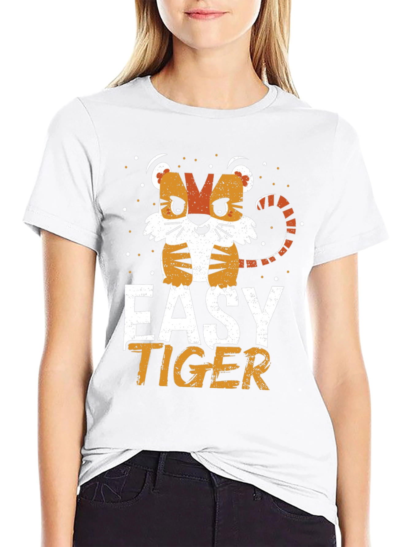 Easy Tiger Graphic Tee Black T-Shirt