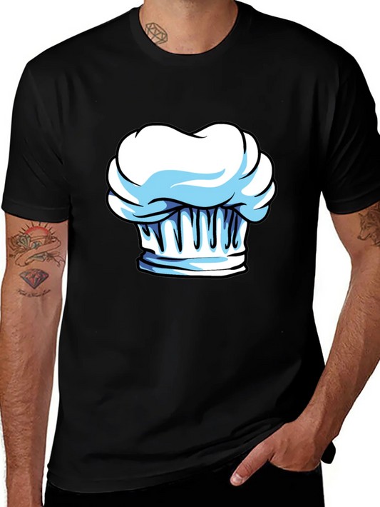 Chef Hat Graphic Tee - Stylish Cotton Blend