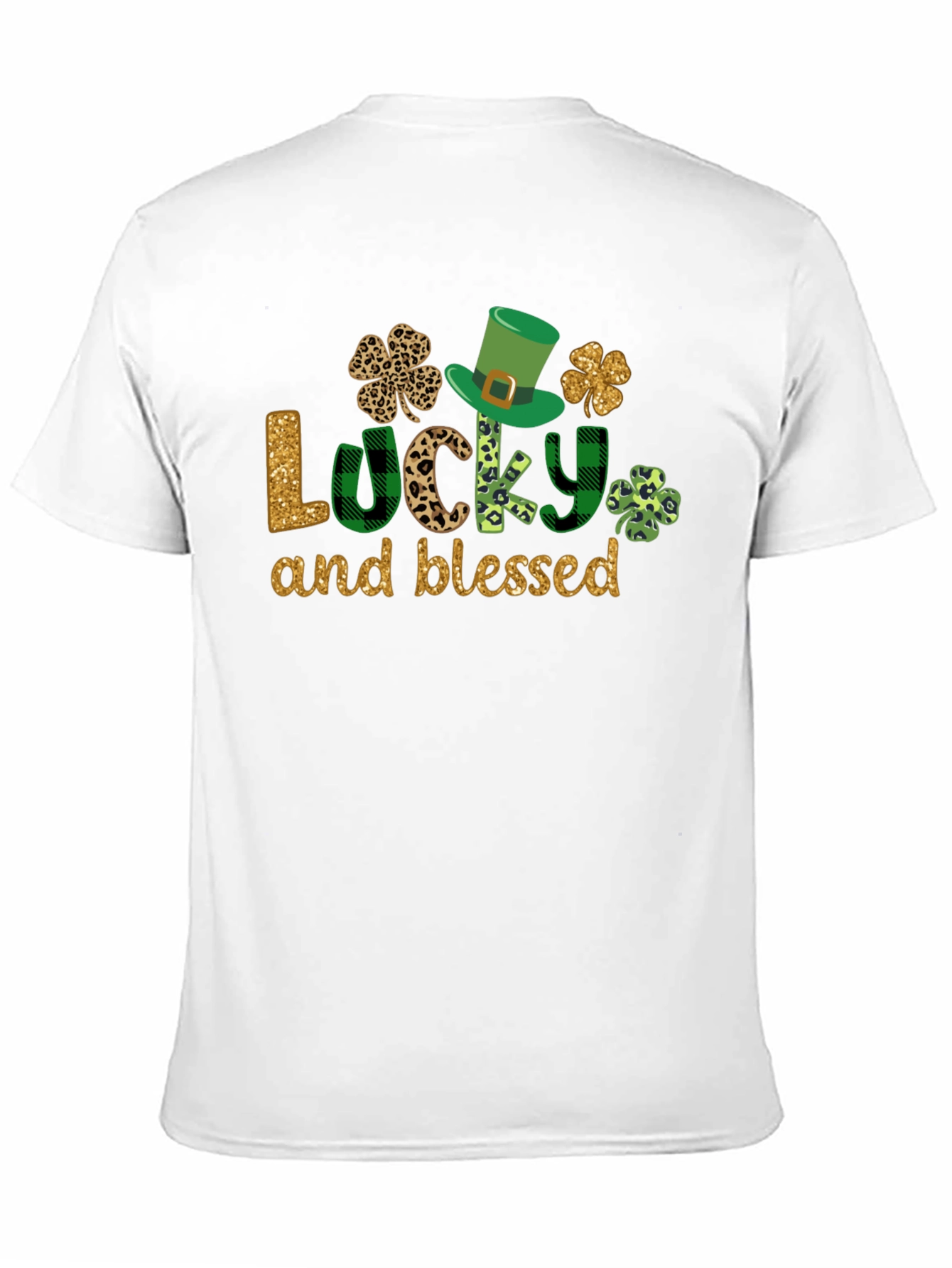 Lucky & Blessed St. Patricks Day Graphic Tee
