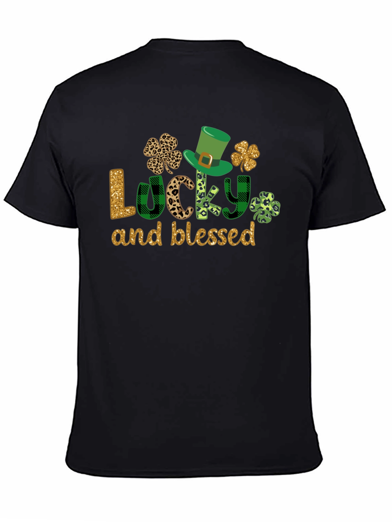 Lucky & Blessed St. Patricks Day Graphic Tee