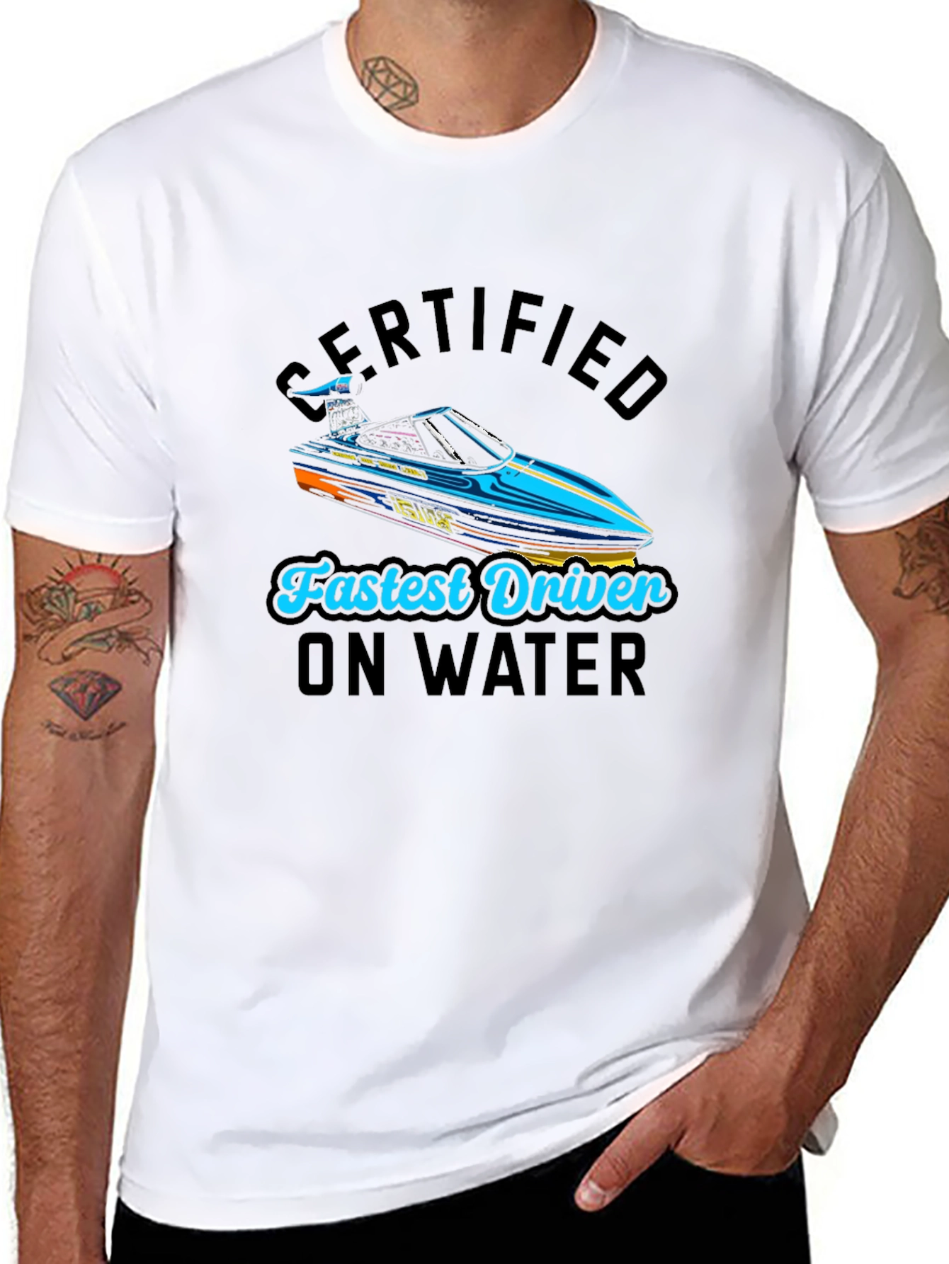 Certified Fastest Driver on Water T-Shirt