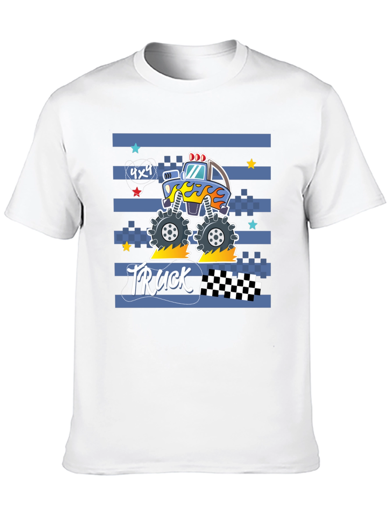 Monster Truck Graphic Tee - Black