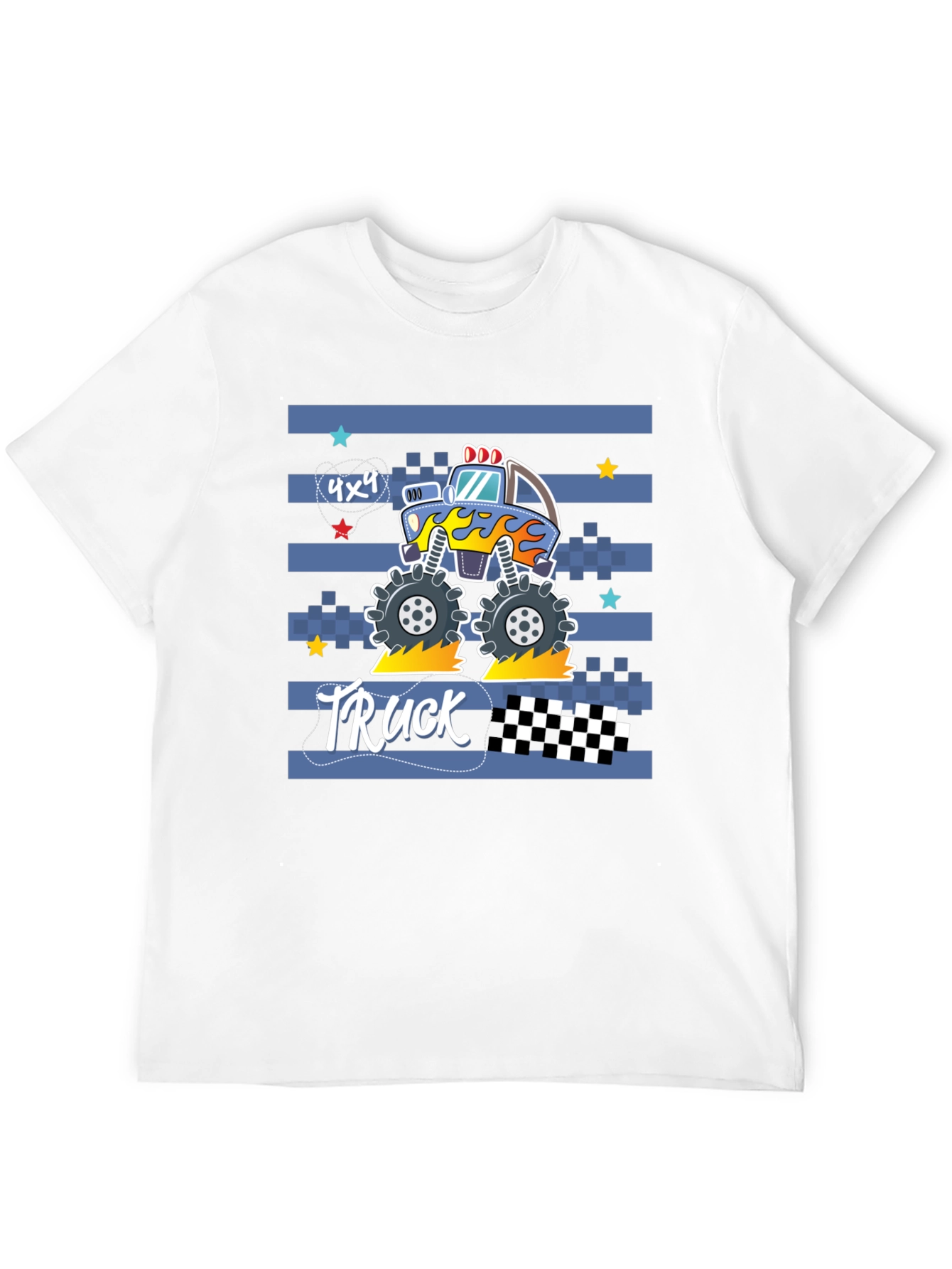 Monster Truck Graphic Tee - Black