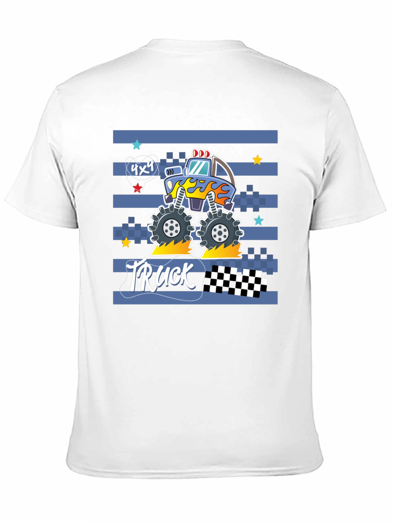 Monster Truck Graphic Tee - Black