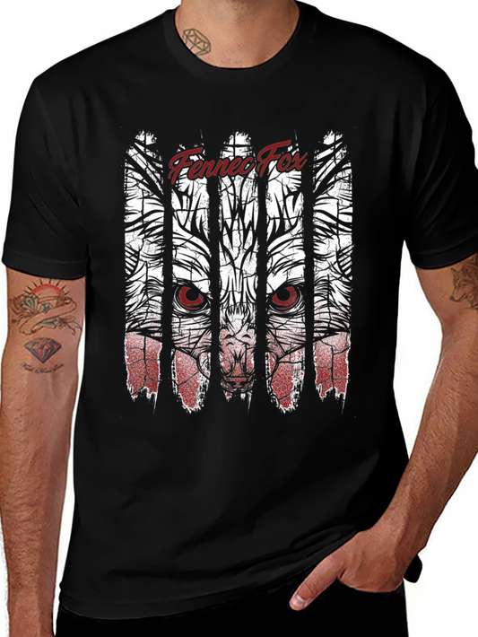 Fennec Fox Graphic T-Shirt - Unique Animal Print Tee