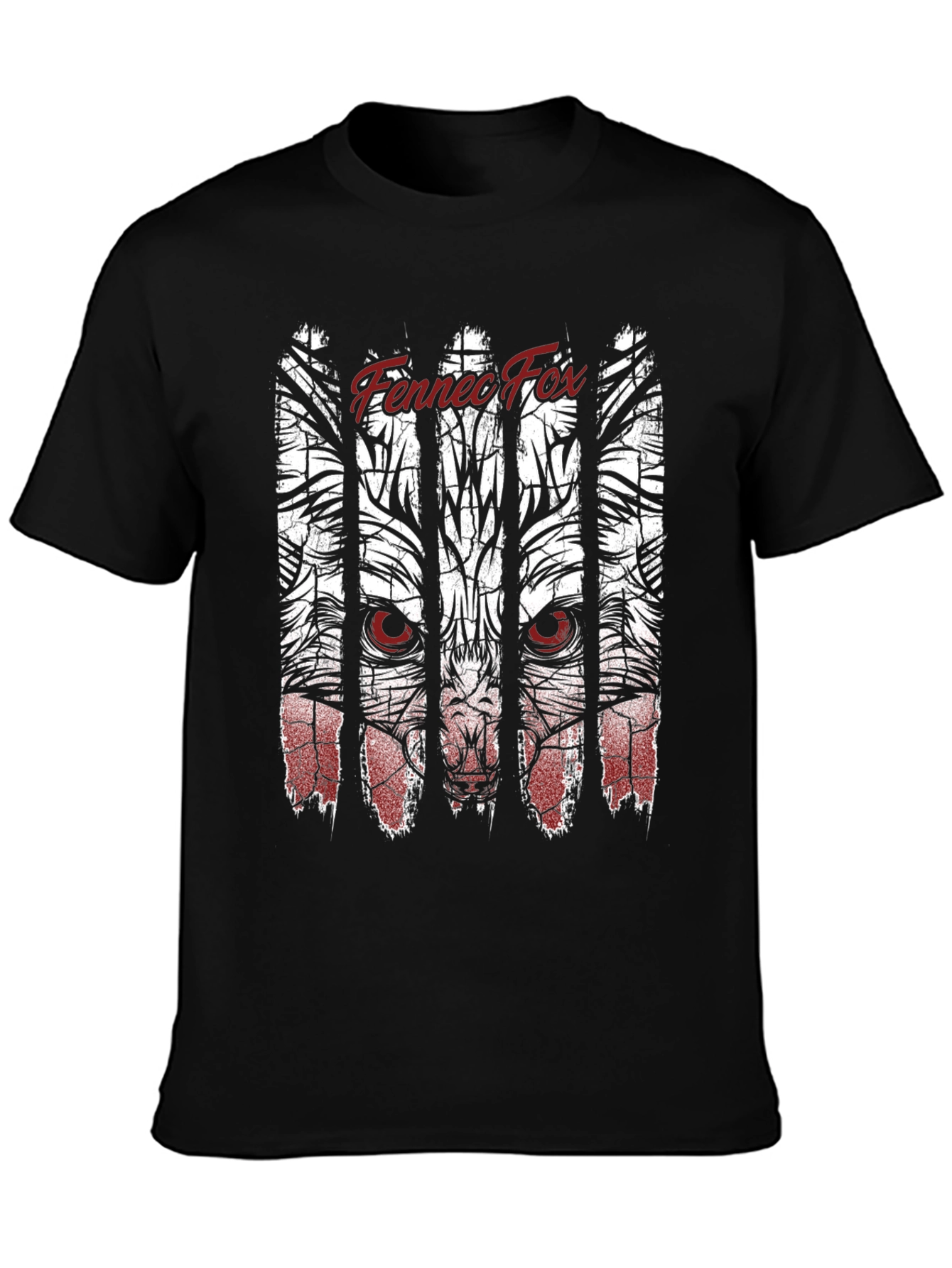 Fennec Fox Graphic T-Shirt - Unique Animal Print Tee