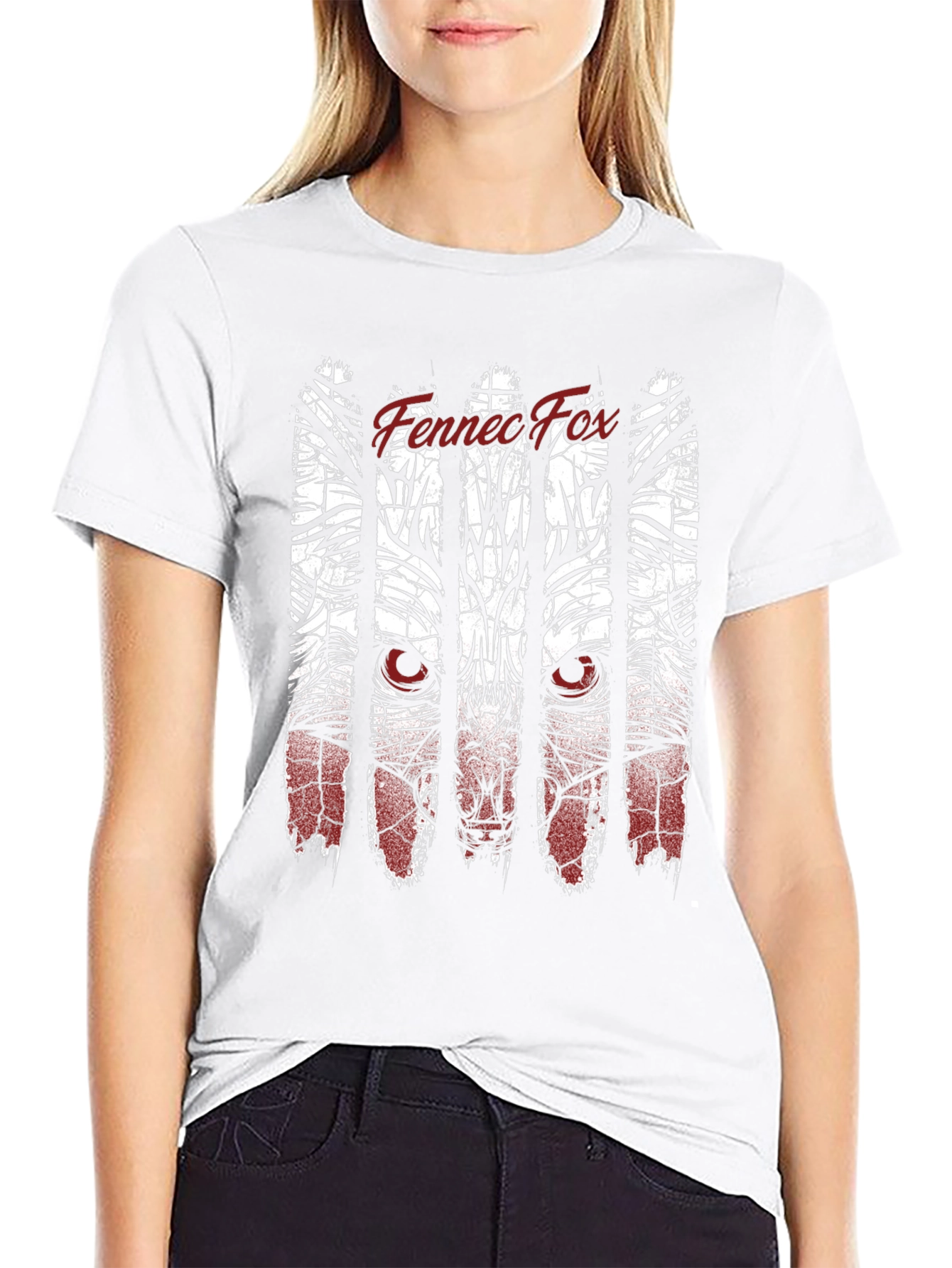 Fennec Fox Graphic T-Shirt - Unique Animal Print Tee