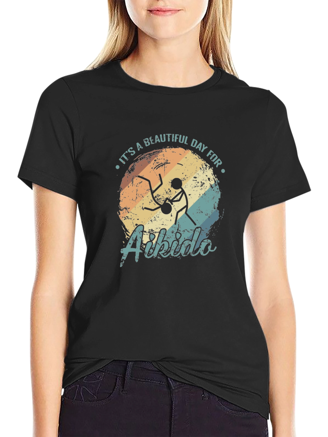 Aikido T-Shirt: Its a Beautiful Day Design