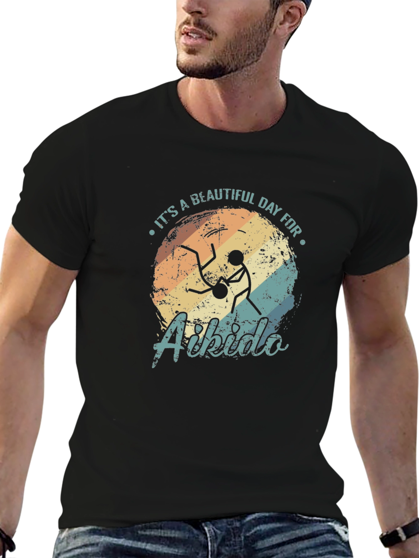 Aikido T-Shirt: Its a Beautiful Day Design