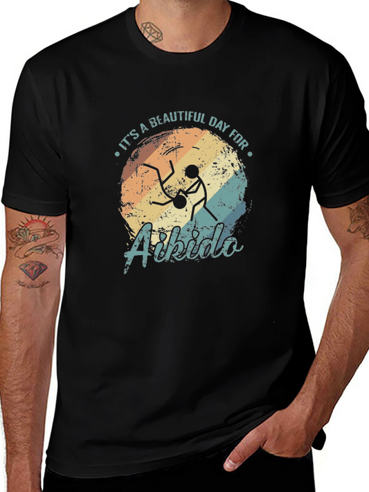 Aikido T-Shirt: Its a Beautiful Day Design