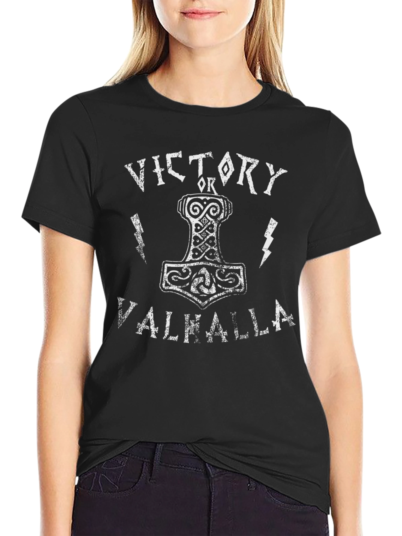 Victory or Valhalla Viking T-Shirt