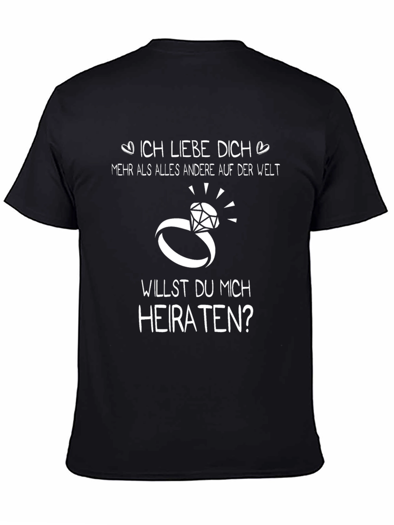 Engagement Proposal T-Shirt - Will You Marry Me?