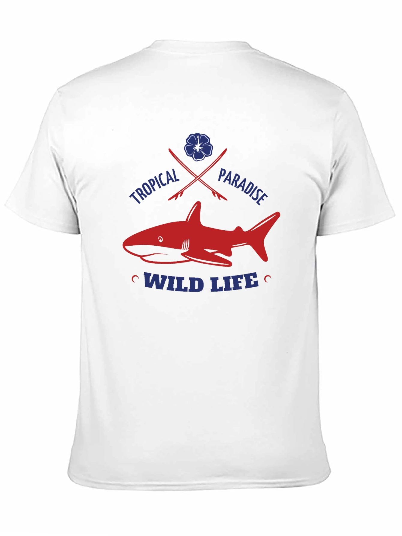 Tropical Shark Graphic Tee