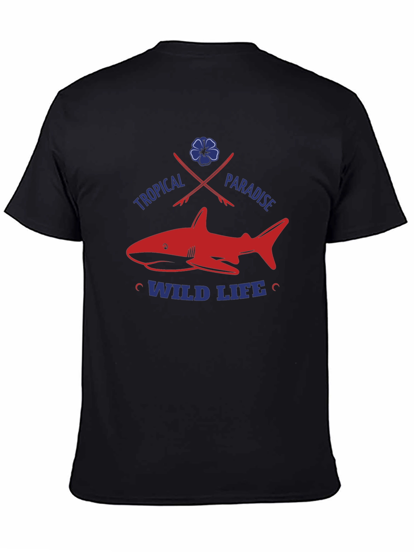 Tropical Shark Graphic Tee