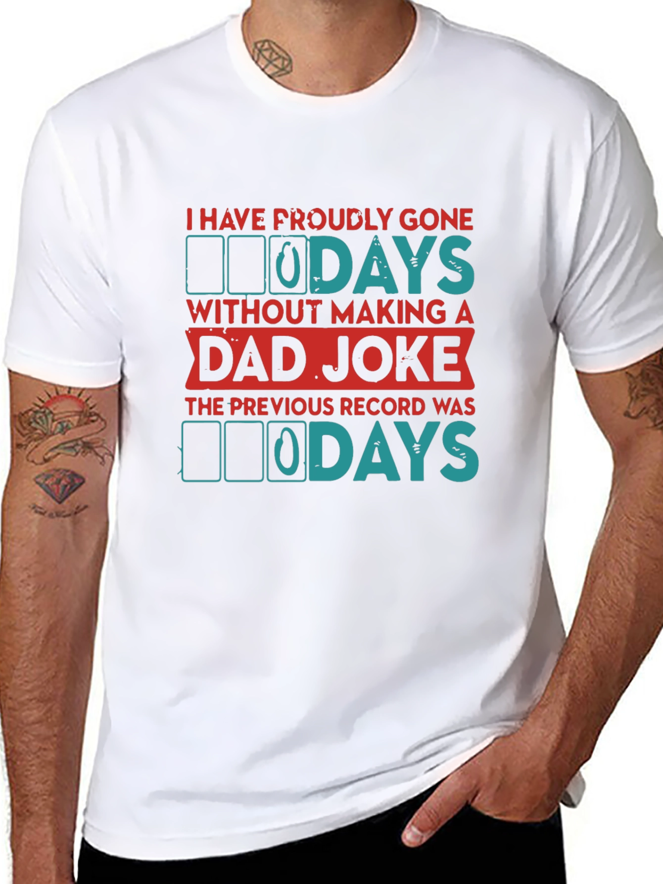 Dad Joke T-Shirt - Proudly Gone 100 Days