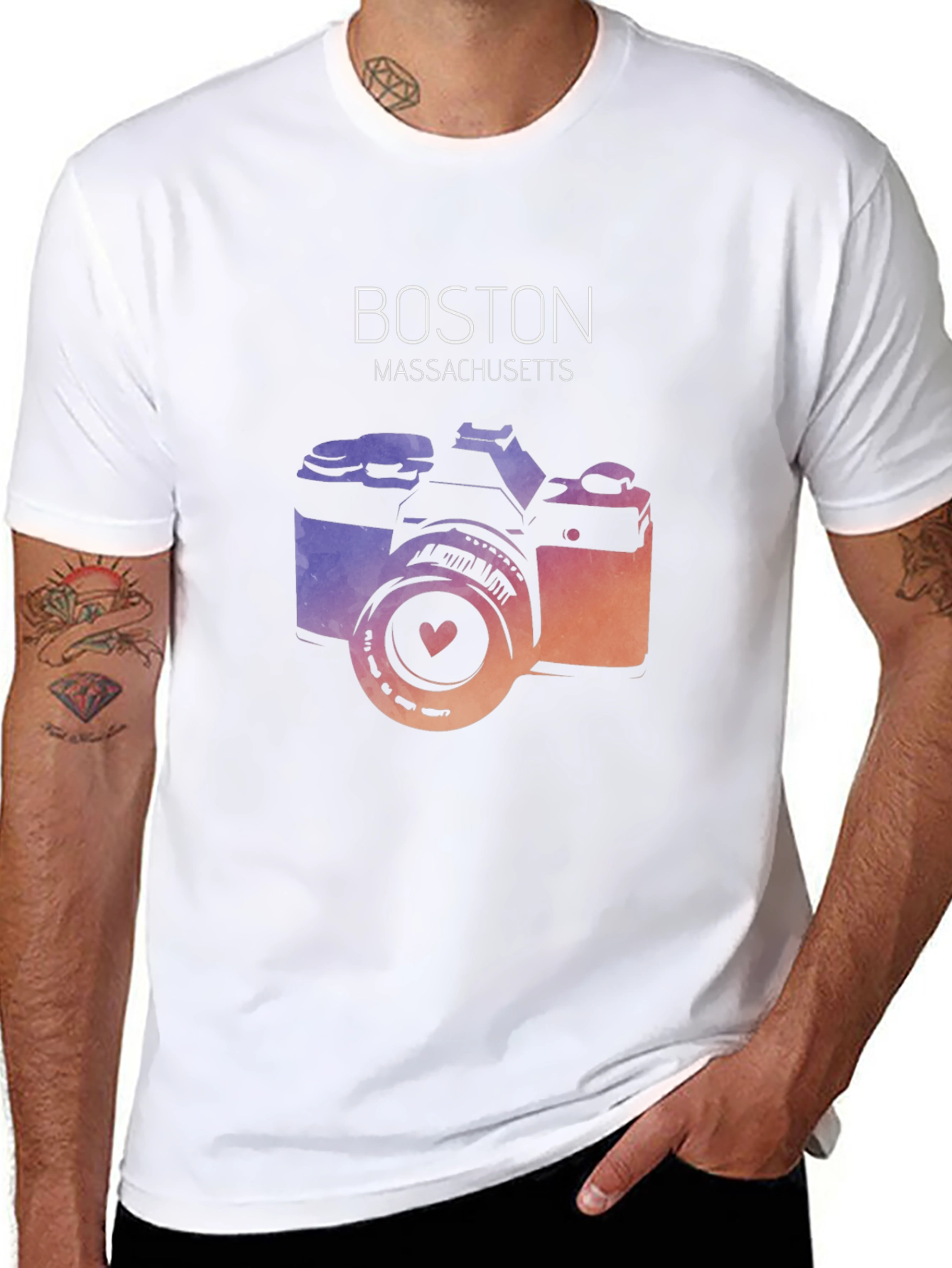 Boston Camera Graphic Tee
