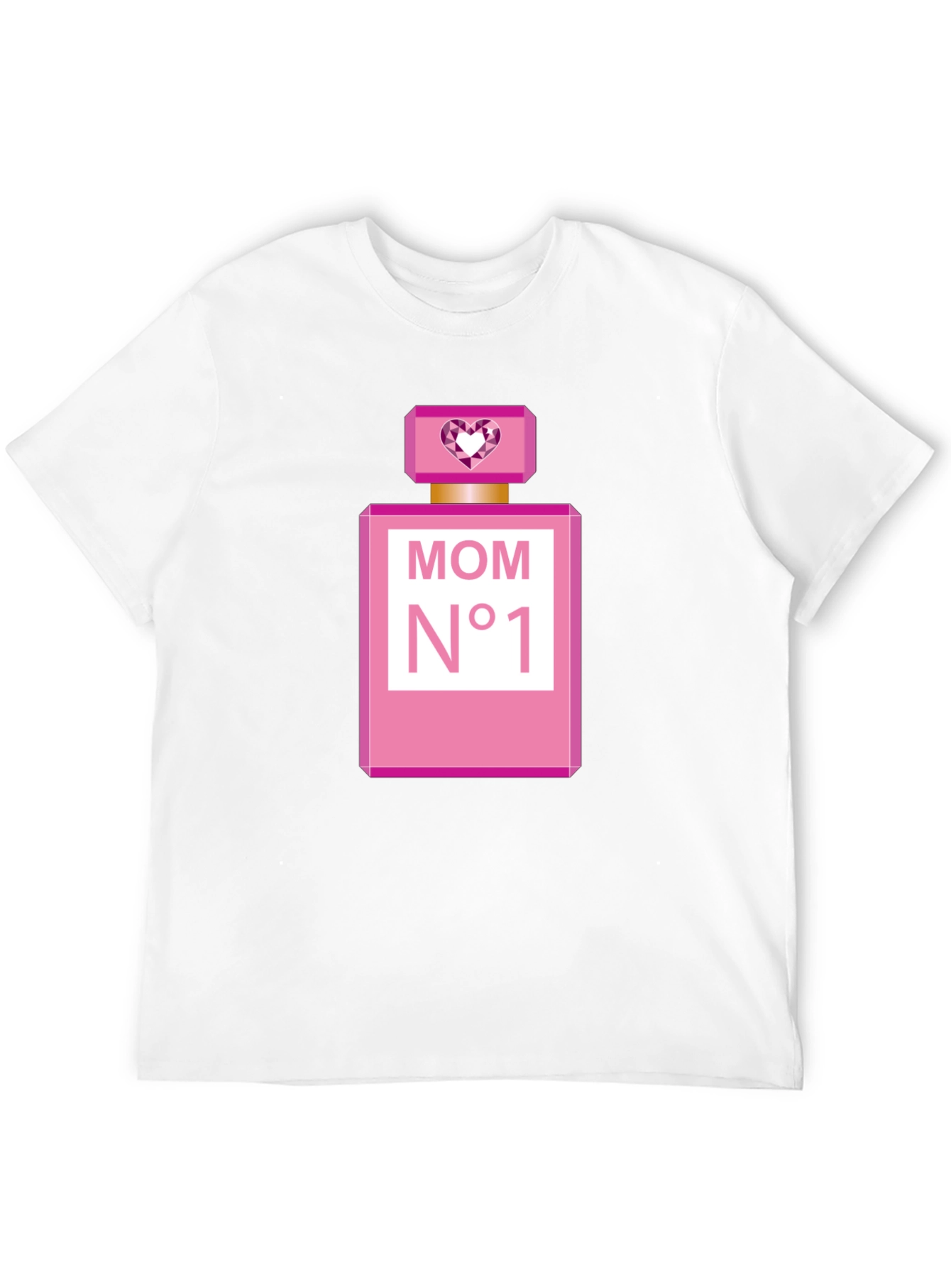 Mom N°1 Perfume Bottle Black T-Shirt