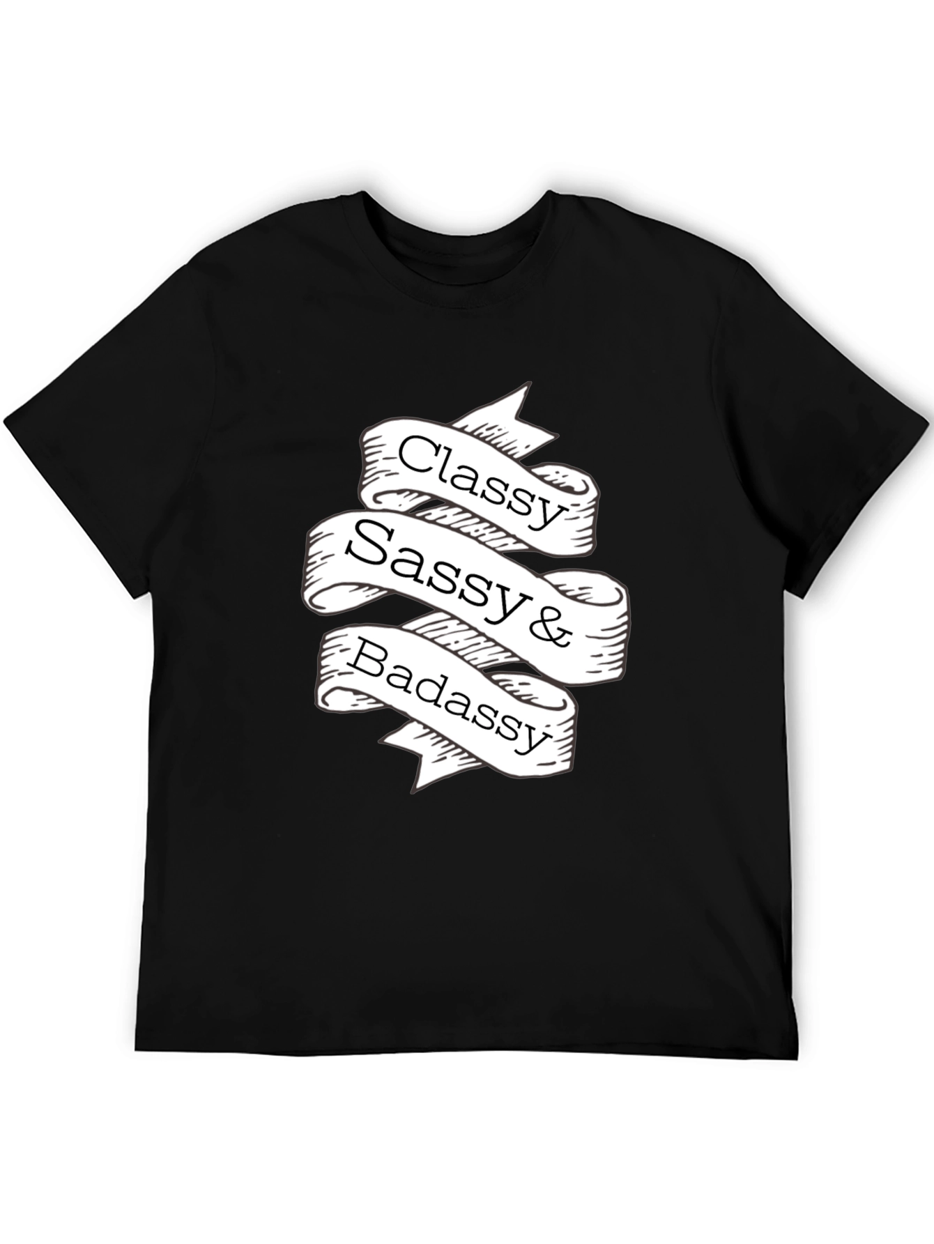Classy Sassy Badassy Graphic Tee - Black