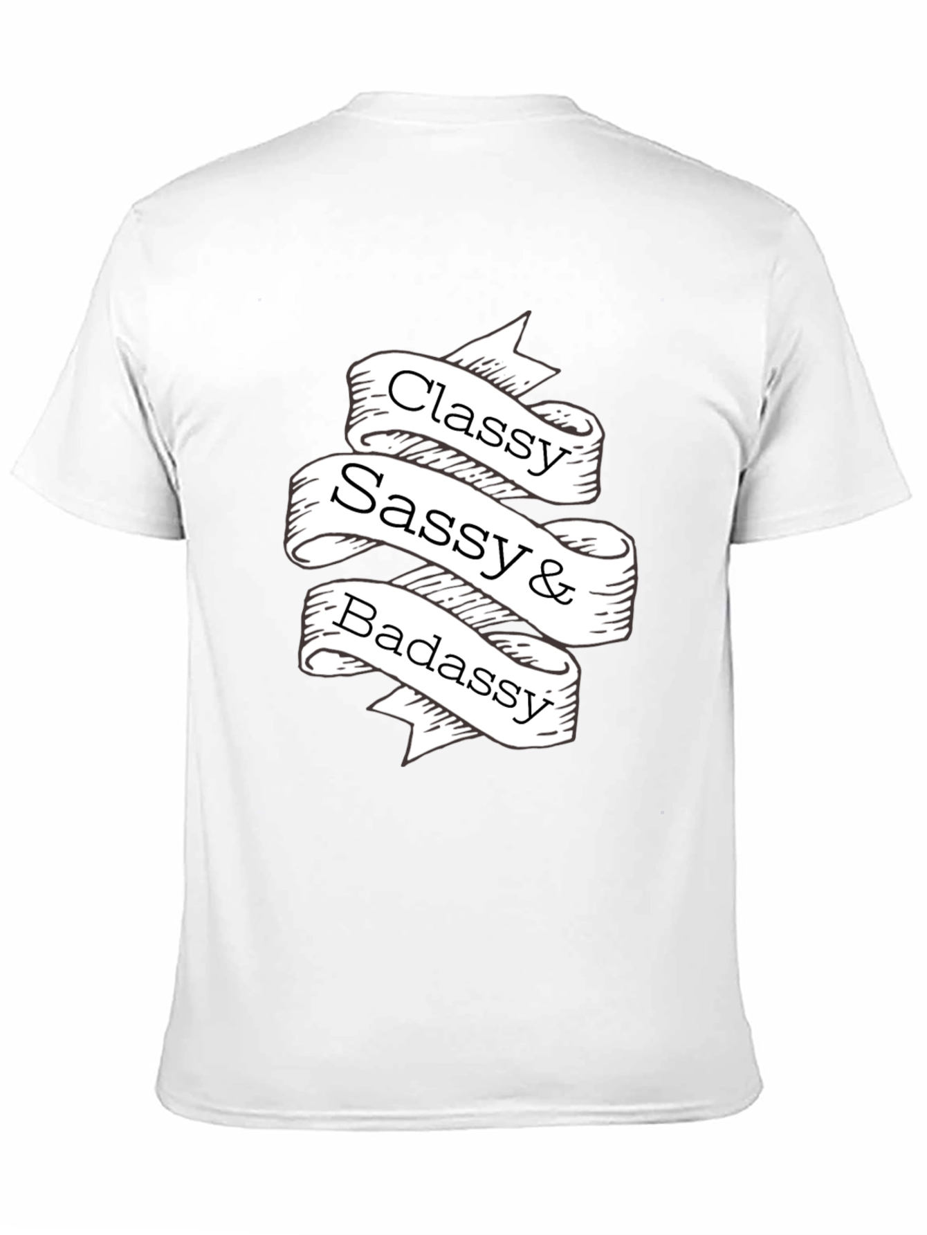 Classy Sassy Badassy Graphic Tee - Black
