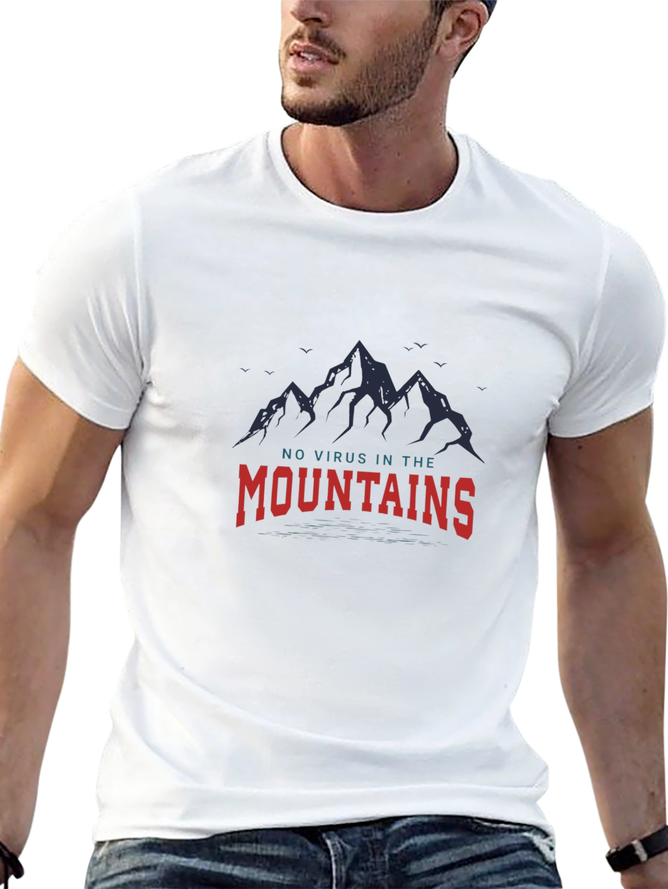 No Virus in the Mountains Graphic Tee