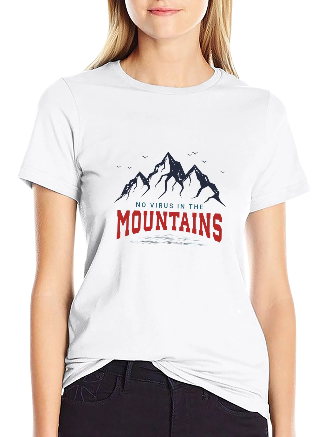 No Virus in the Mountains Graphic Tee