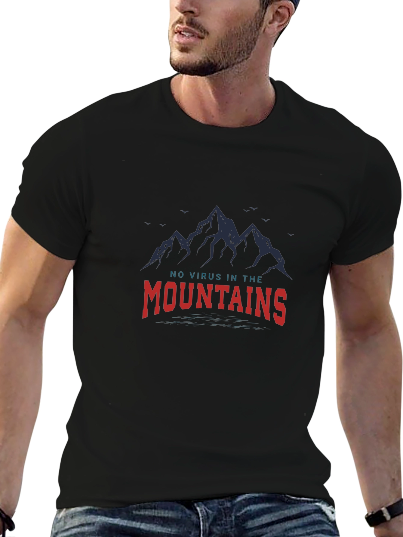 No Virus in the Mountains Graphic Tee