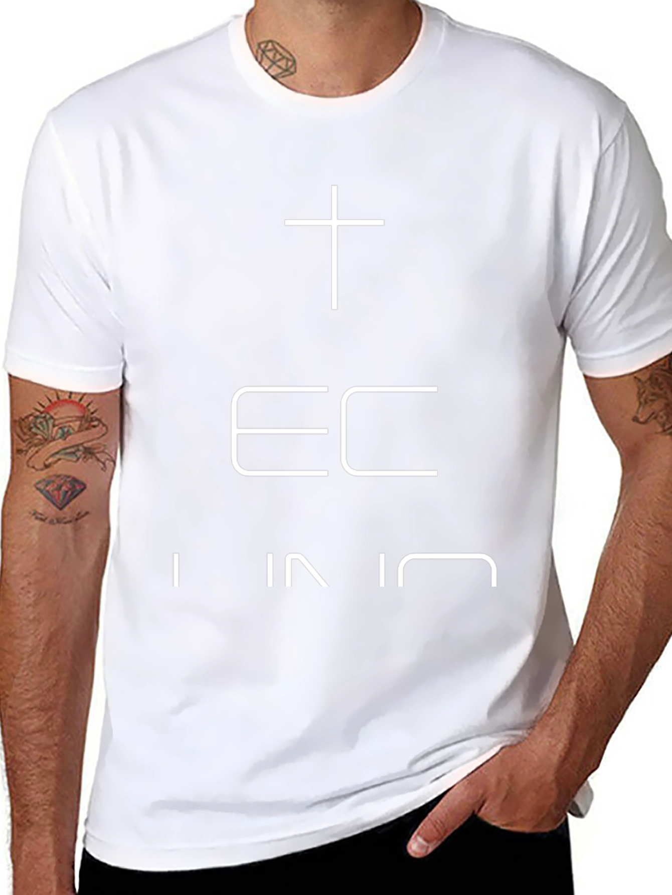 ECLT Living Black Graphic Tee