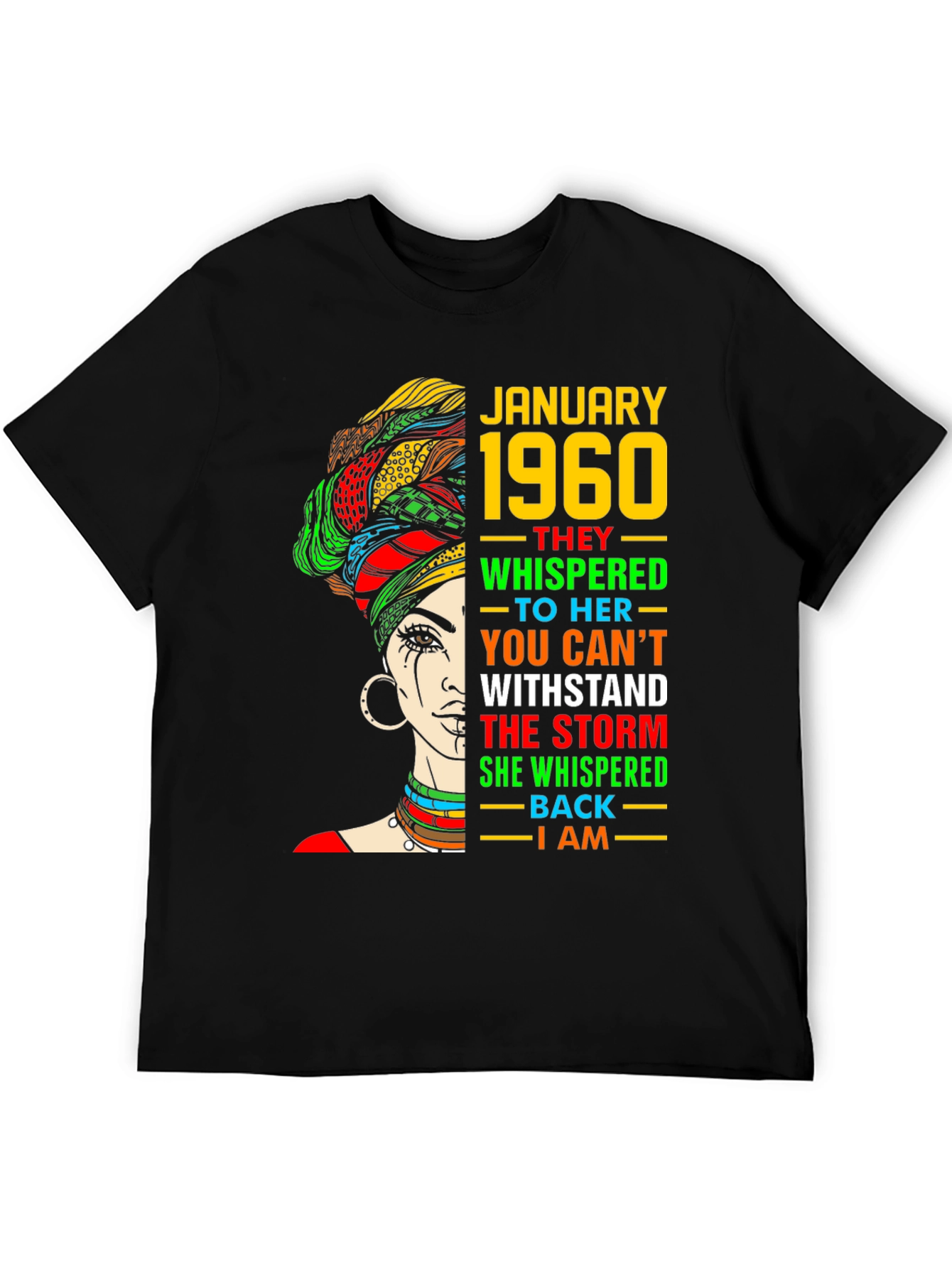 January 1960 African Queen T-Shirt