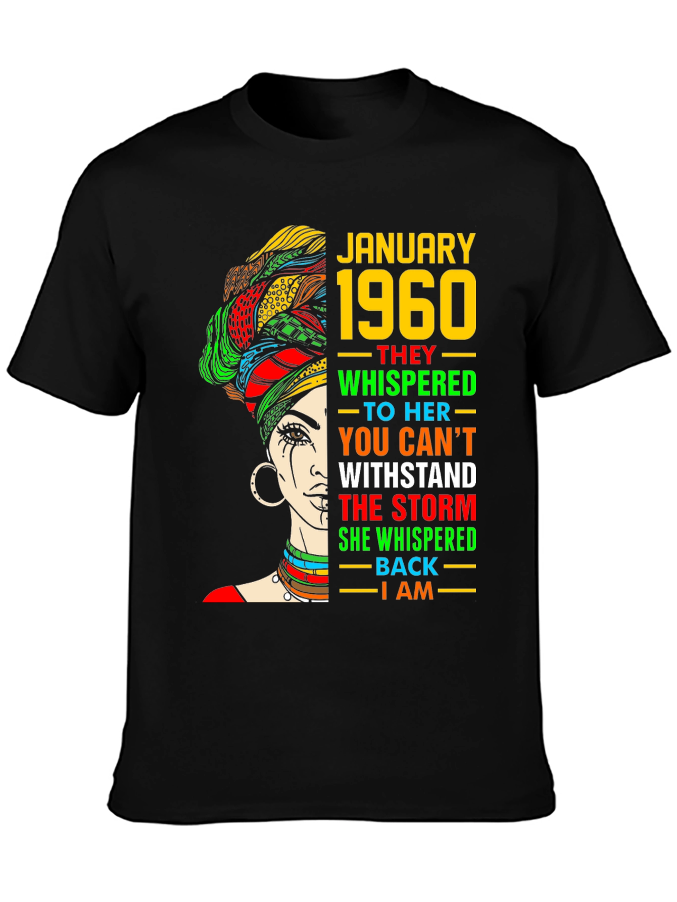 January 1960 African Queen T-Shirt