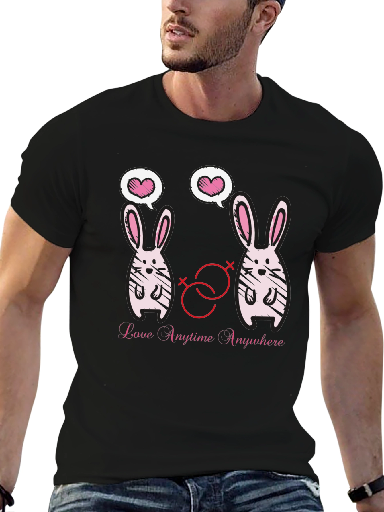 Love Anytime Anywhere Graphic Tee