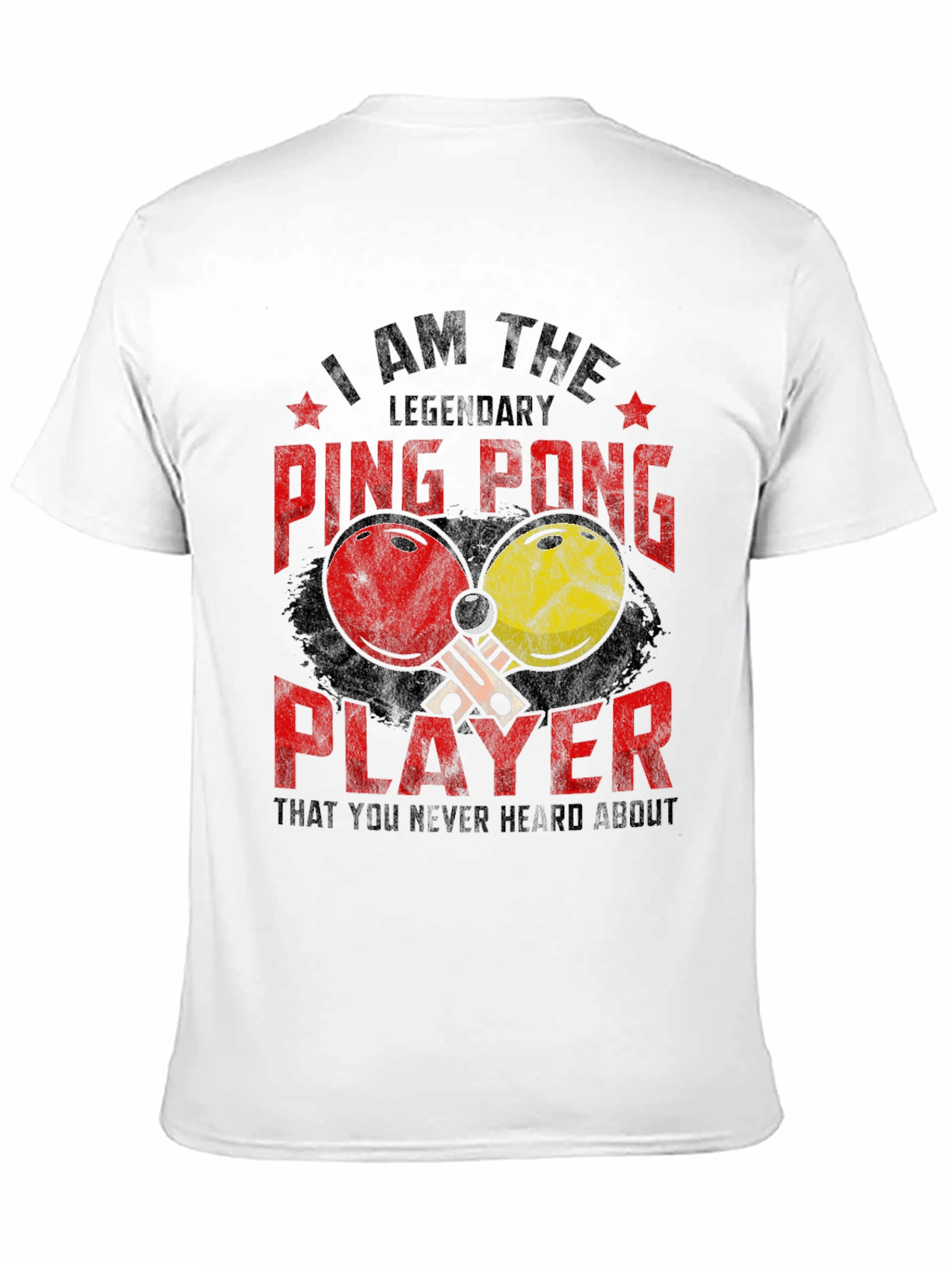 Ping Pong Player Graphic Tee