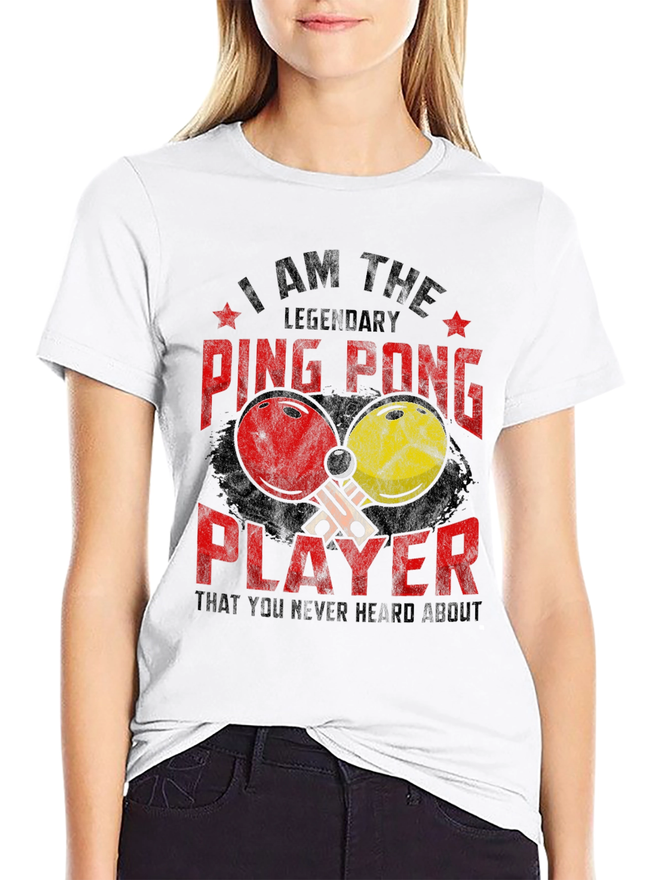 Ping Pong Player Graphic Tee