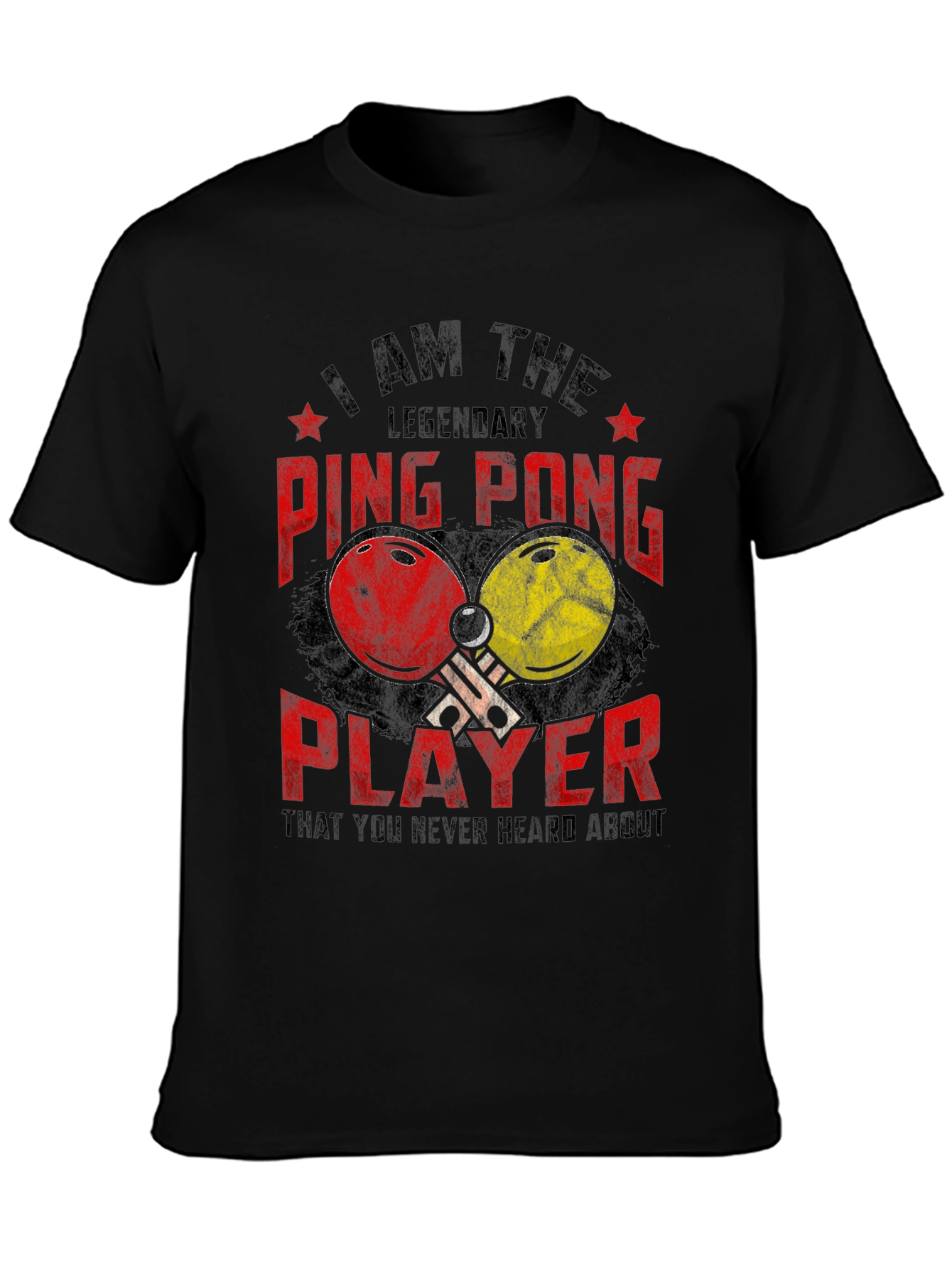 Ping Pong Player Graphic Tee