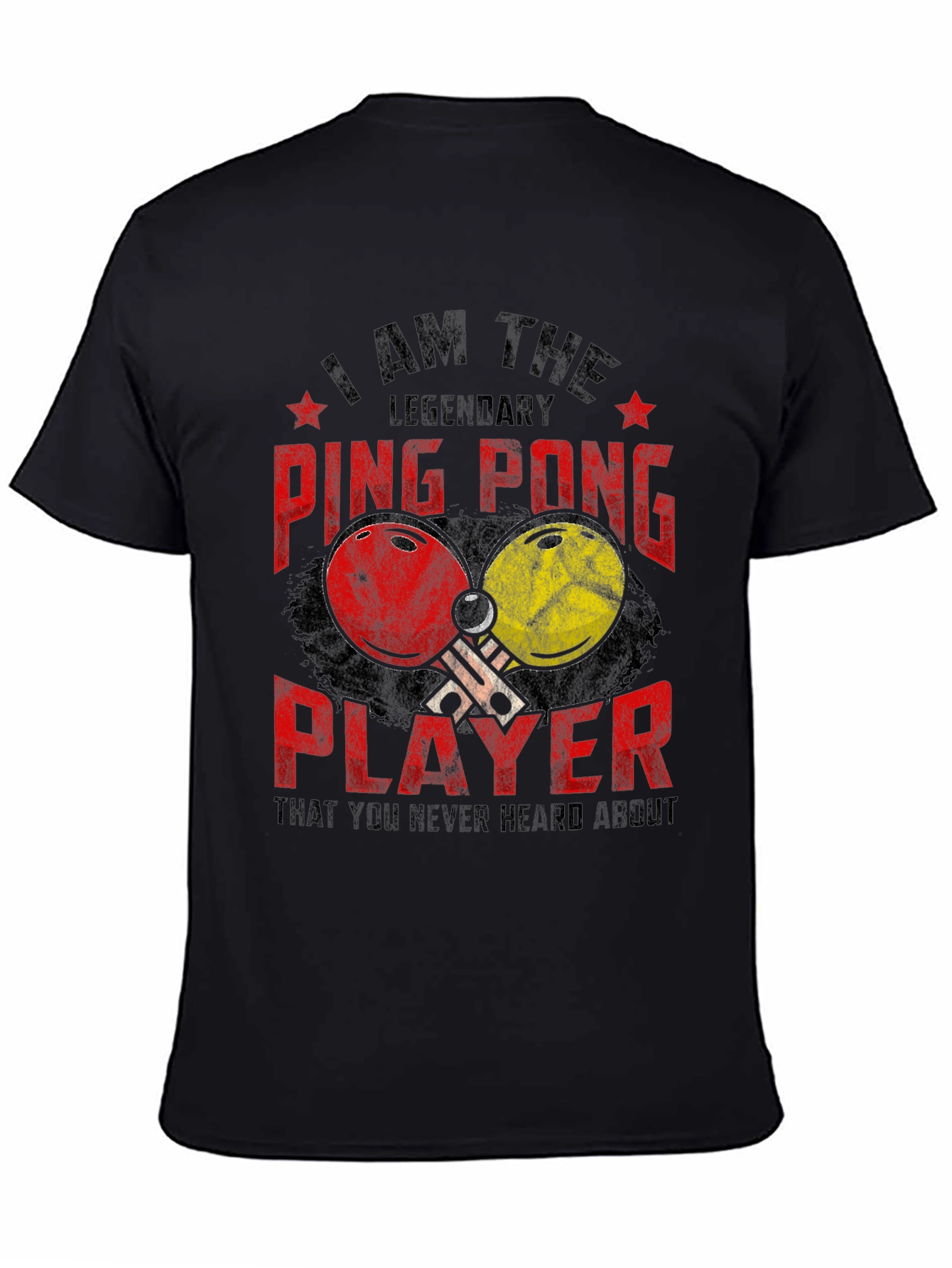 Ping Pong Player Graphic Tee