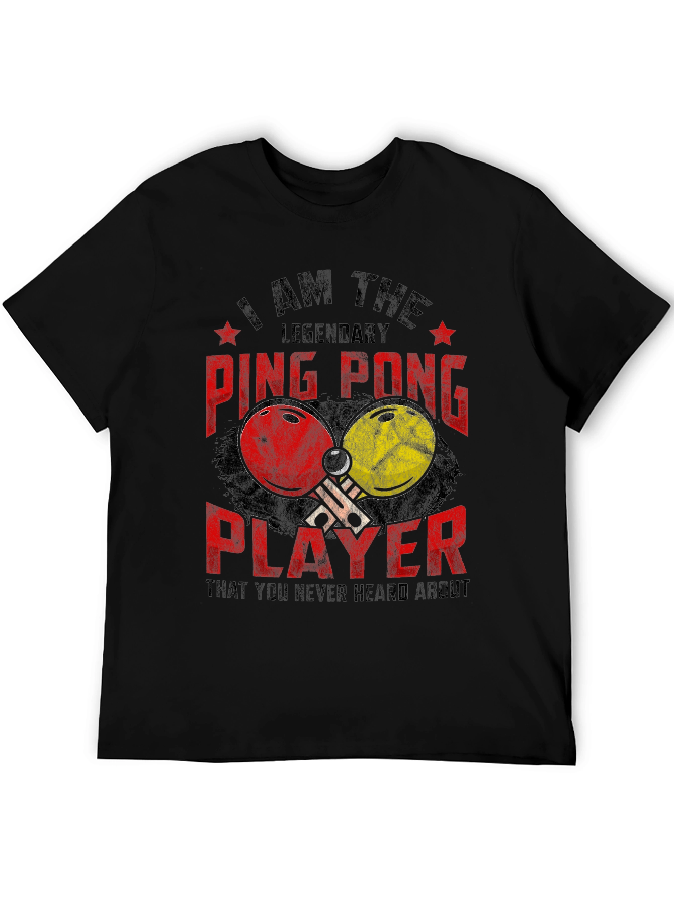 Ping Pong Player Graphic Tee