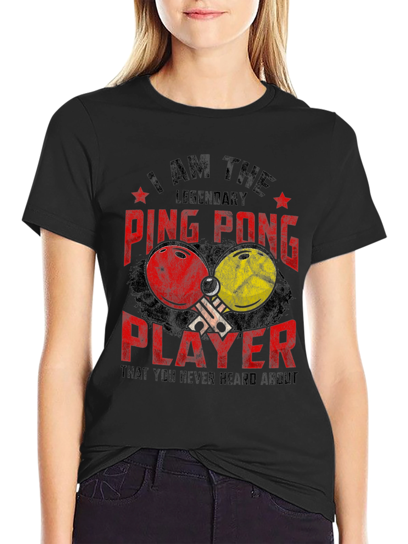 Ping Pong Player Graphic Tee