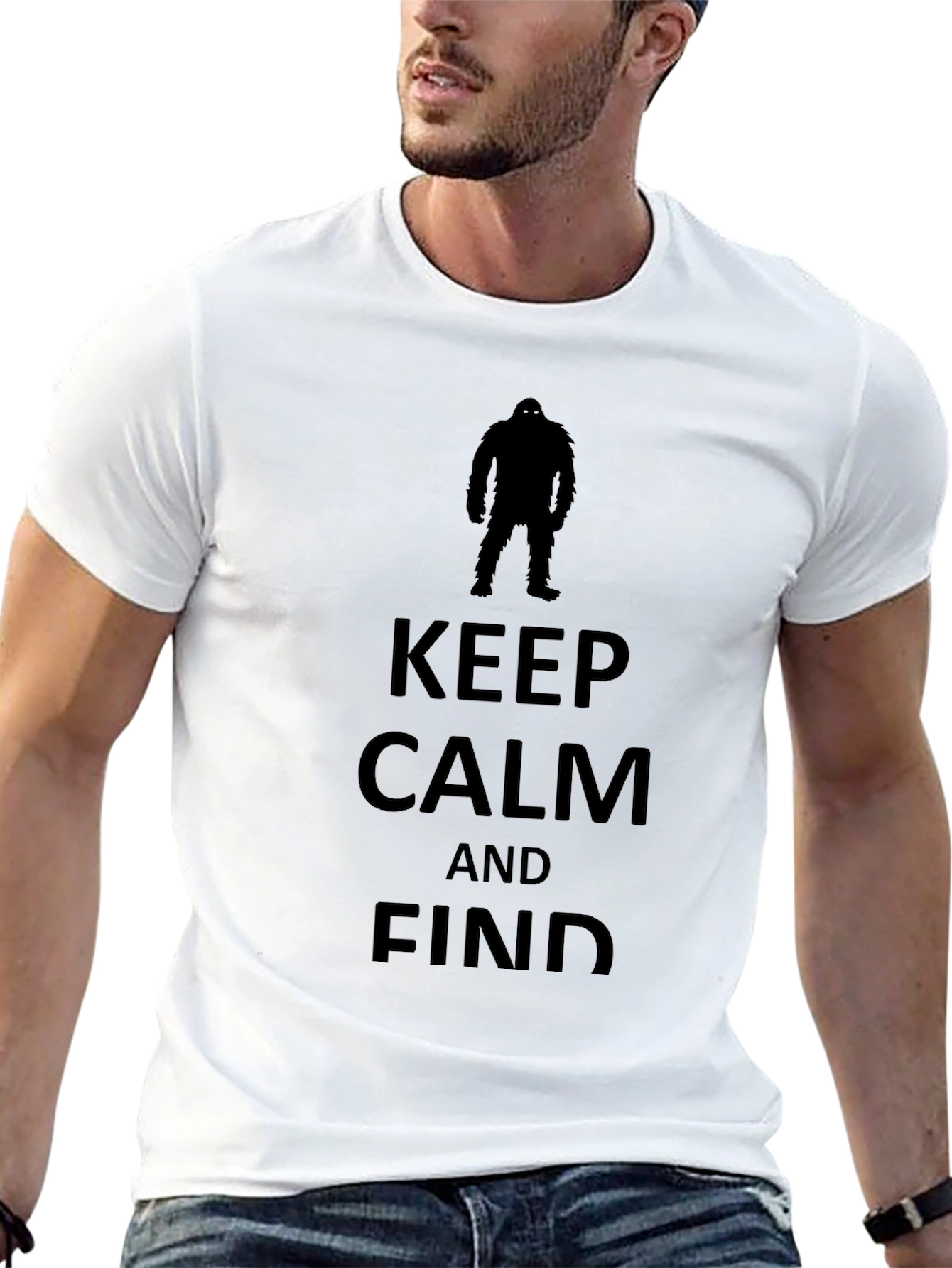 Keep Calm and Find Bigfoot T-Shirt