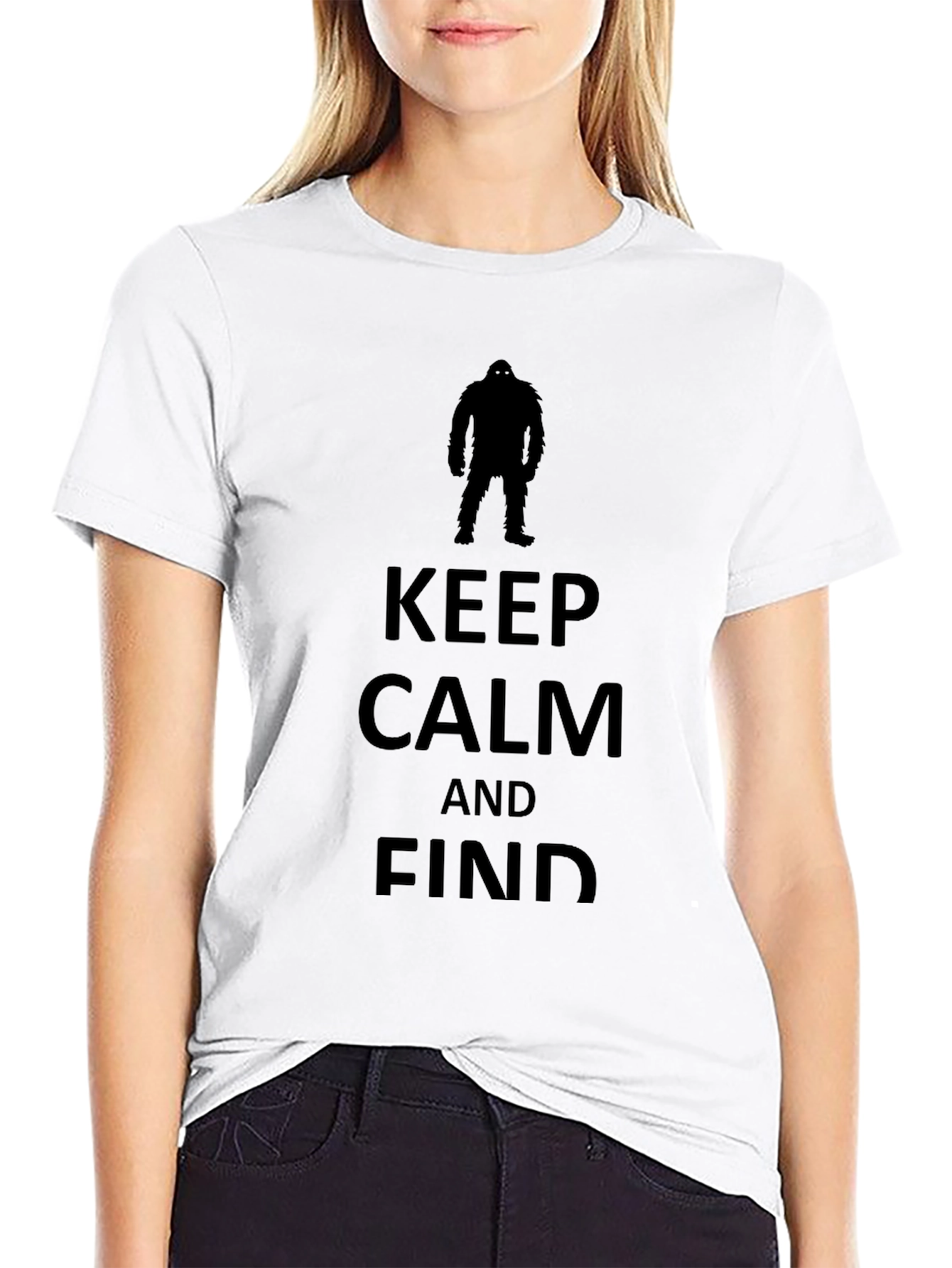 Keep Calm and Find Bigfoot T-Shirt