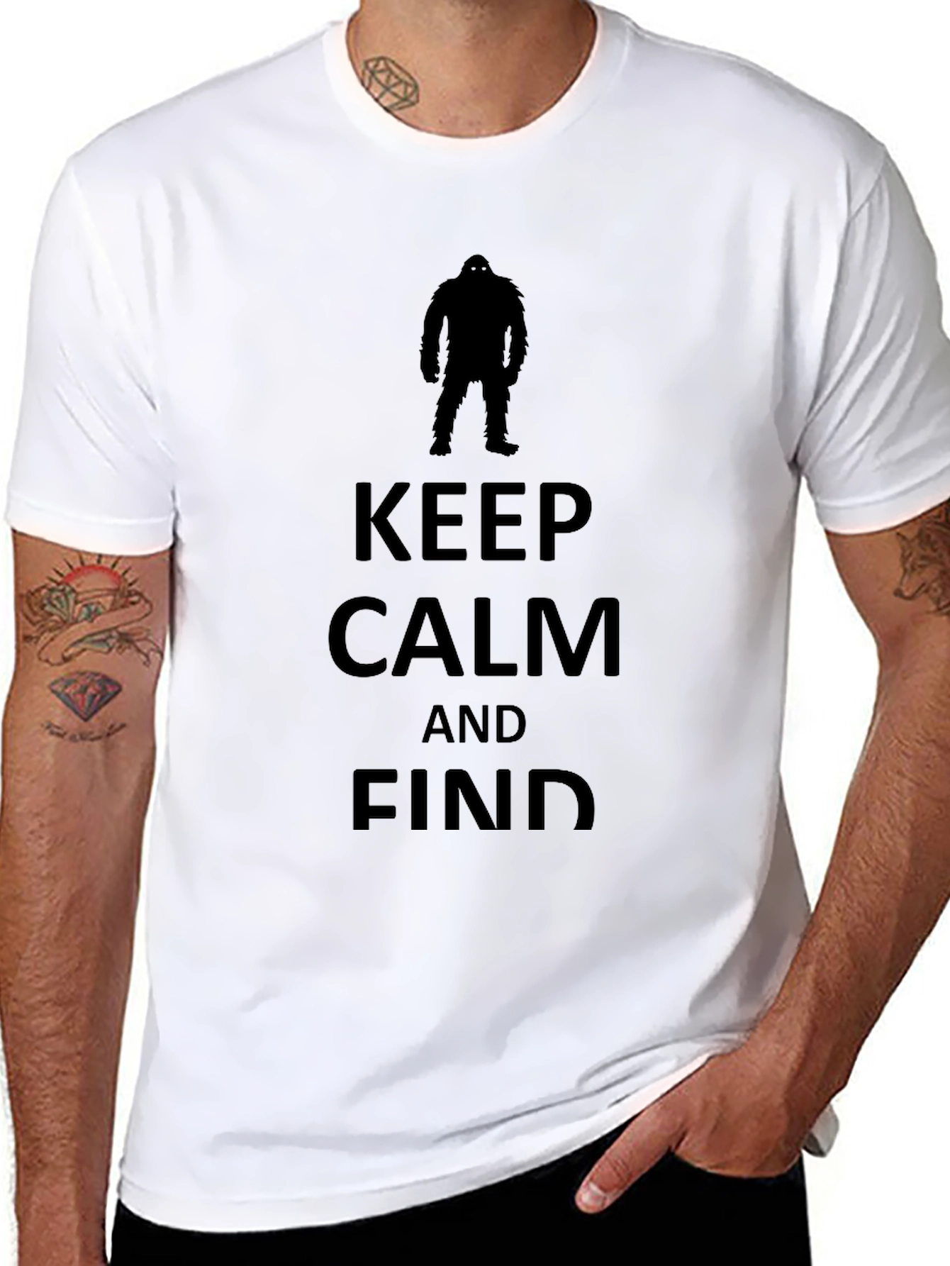 Keep Calm and Find Bigfoot T-Shirt