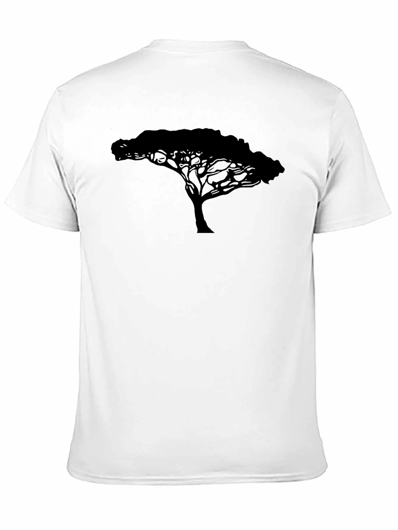 Silhouette Tree Graphic Tee - Black