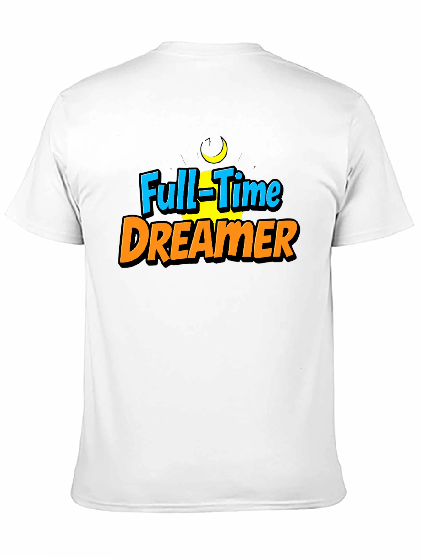 Full-Time Dreamer Graphic T-Shirt - Black