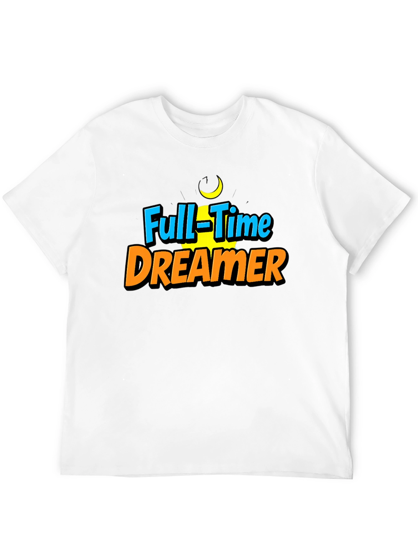 Full-Time Dreamer Graphic T-Shirt - Black