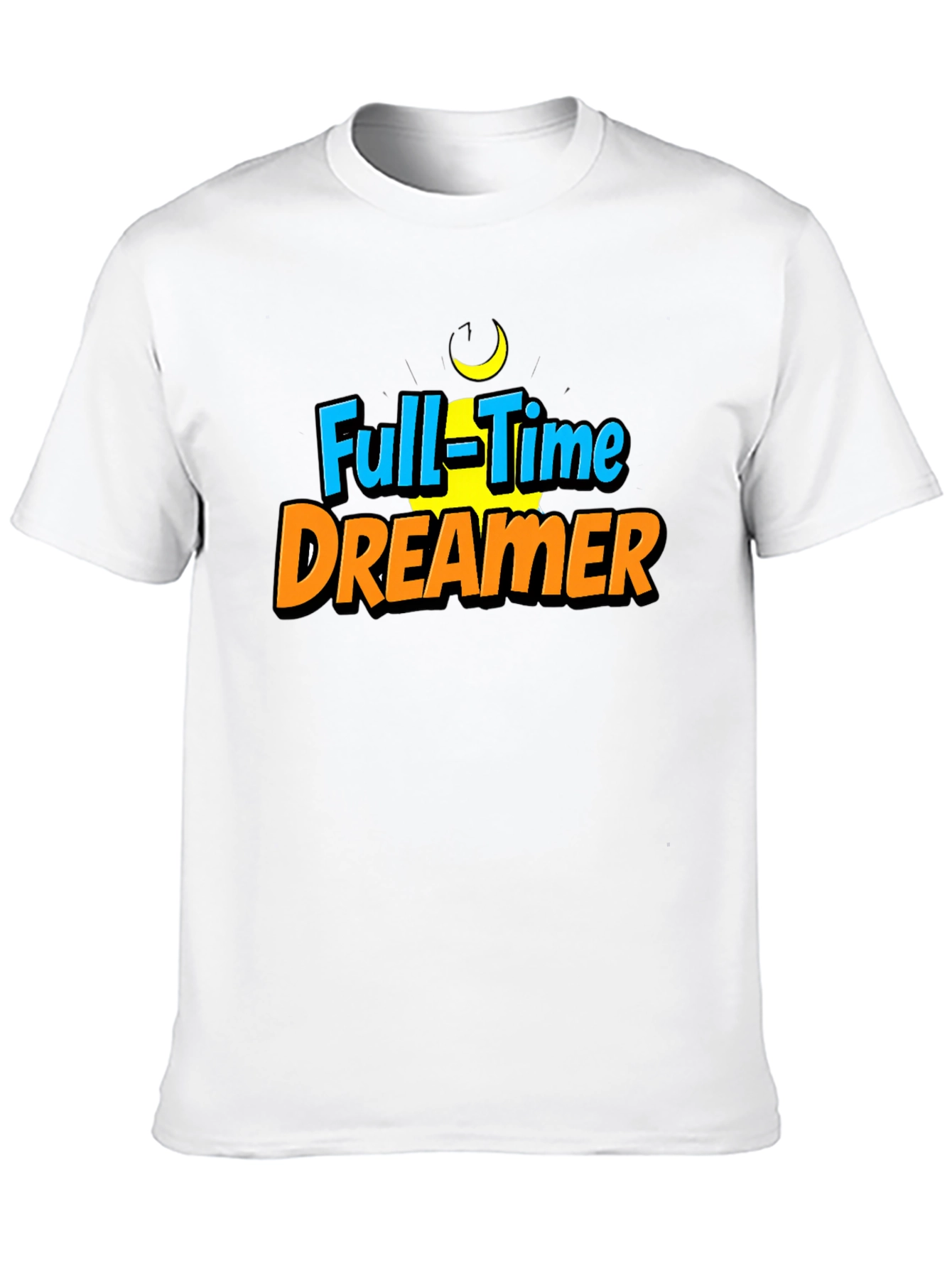 Full-Time Dreamer Graphic T-Shirt - Black